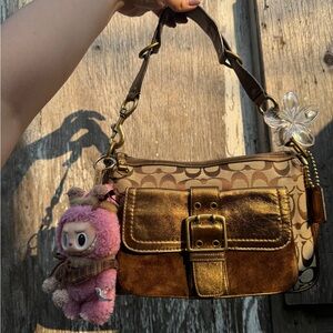 Brown and Gold Special Edition Coach Bag